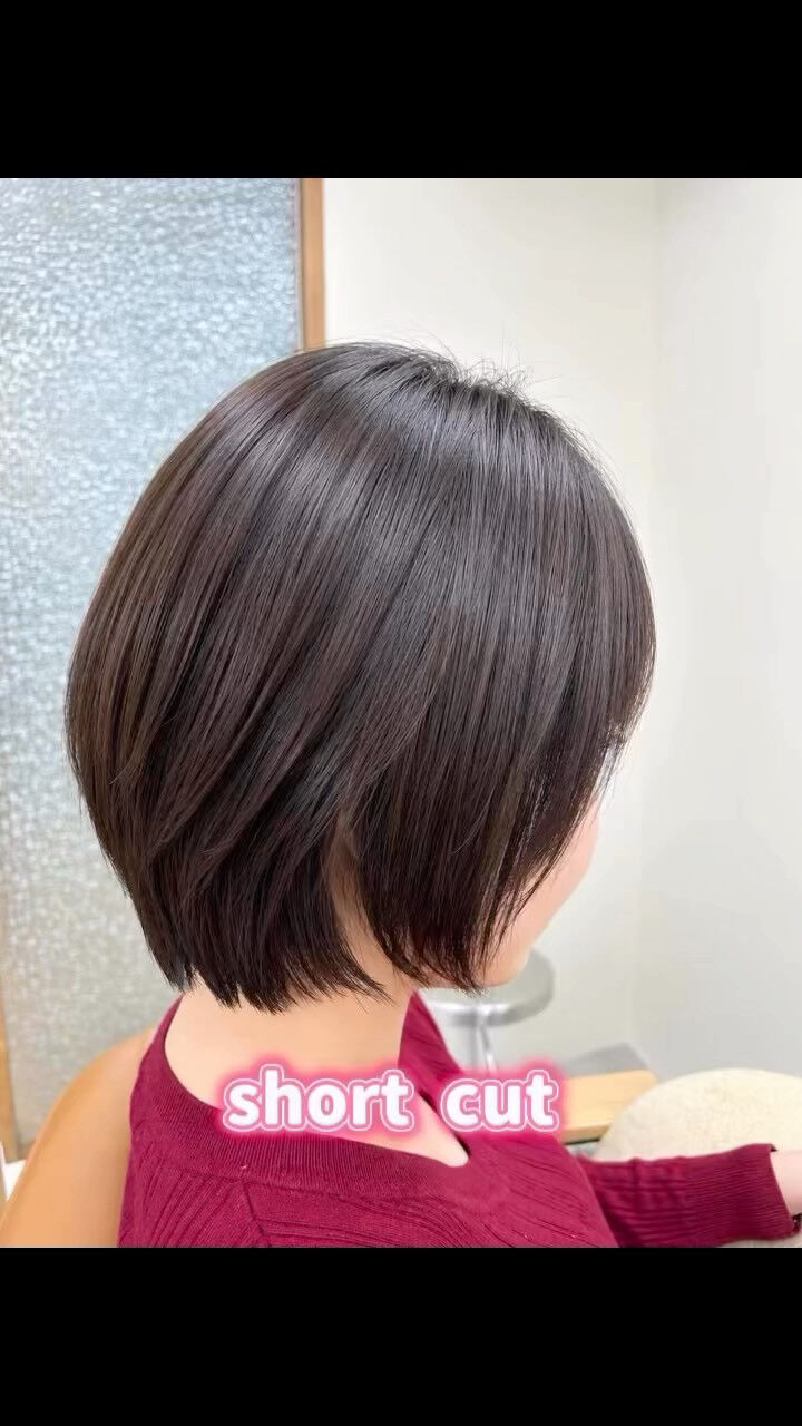 縮毛矯正×丸みショートで、毎日のスタイリングをもっとラクに♡